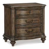 Indian Hand Carved 3 Drawers  Solid Wood Bedside Table 16